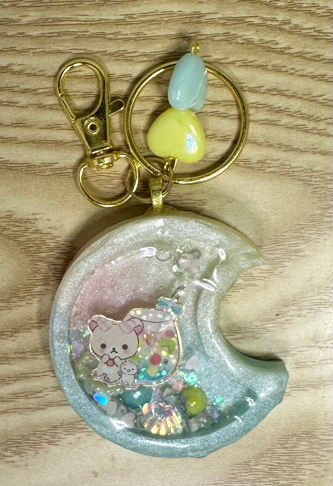 Fruit Drink Moon Liquid Shaker Charm
