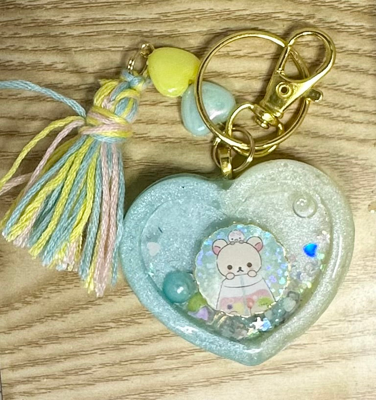Fruit Drink Heart Liquid Shaker Charm