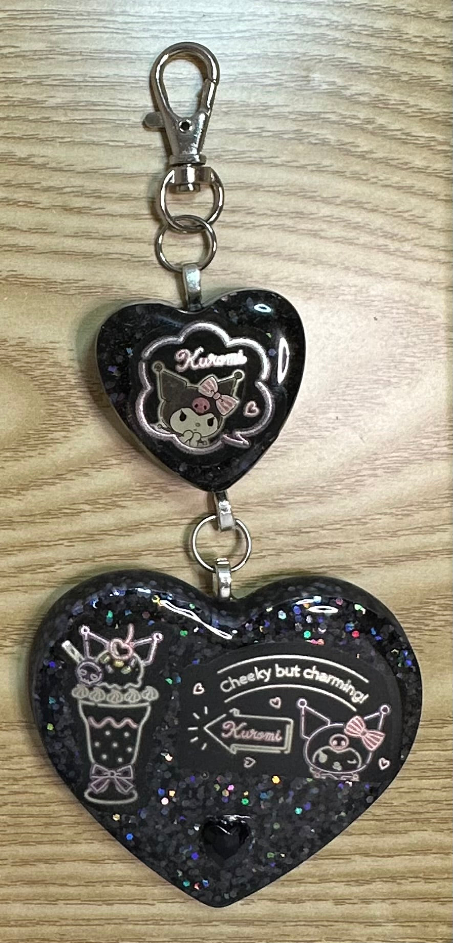 K’s Diner Large Heart Charm (sundae and sign)