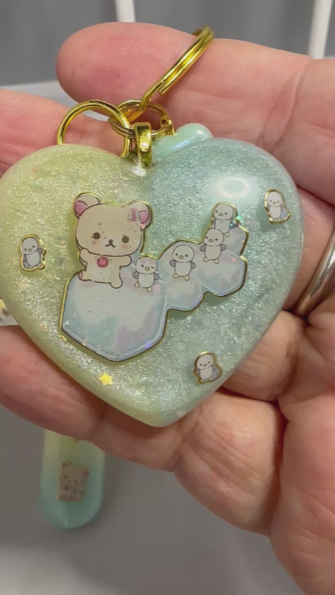 Ice Parade Puffy Heart Charm