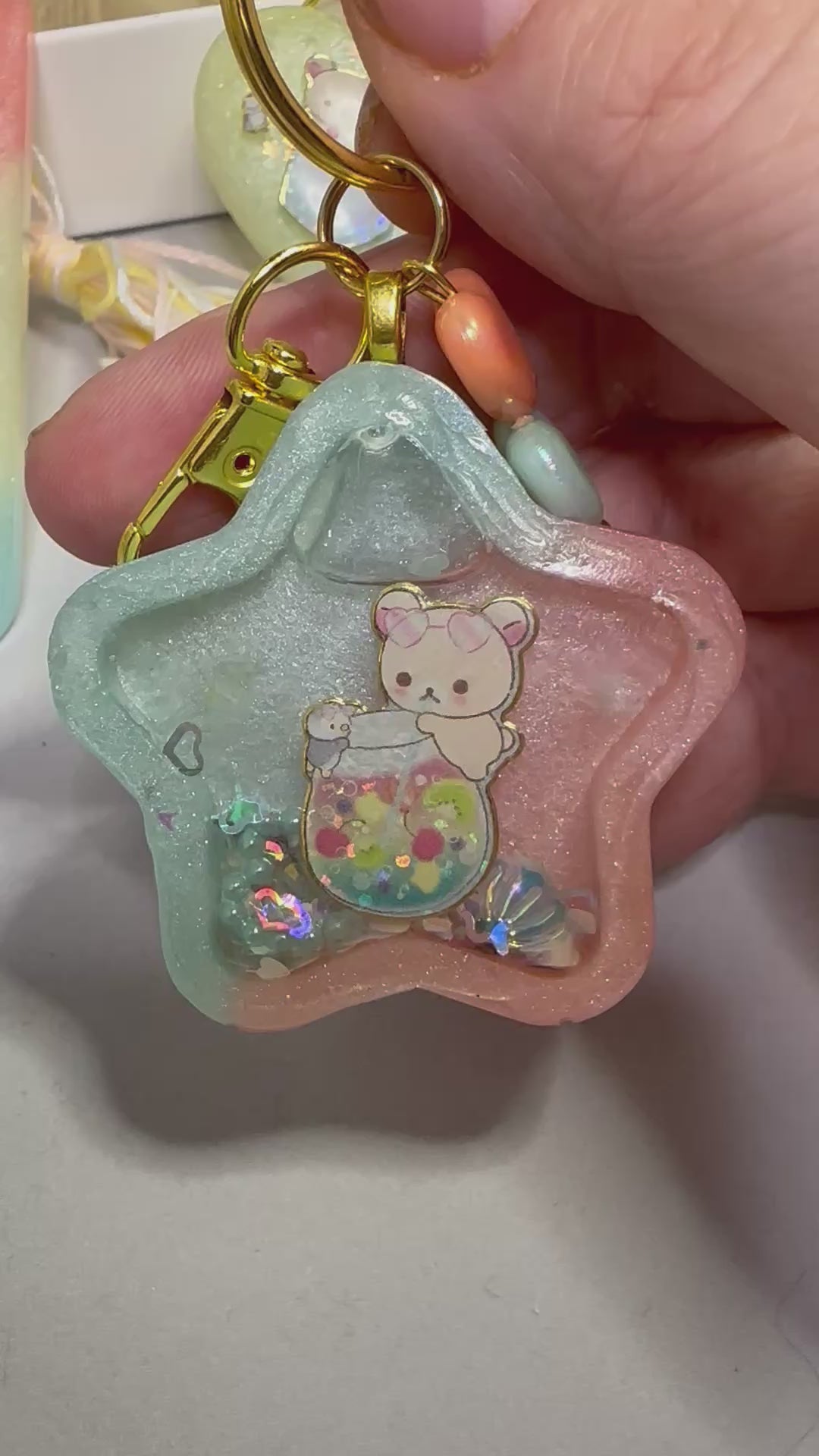 Fruit Drink Star Liquid Shaker Charm
